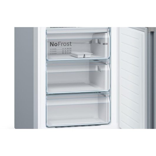 Frigorífico Combi Bosch Serie 4 KGN392LDC Total No Frost 203cm 368L D Acero inoxidable