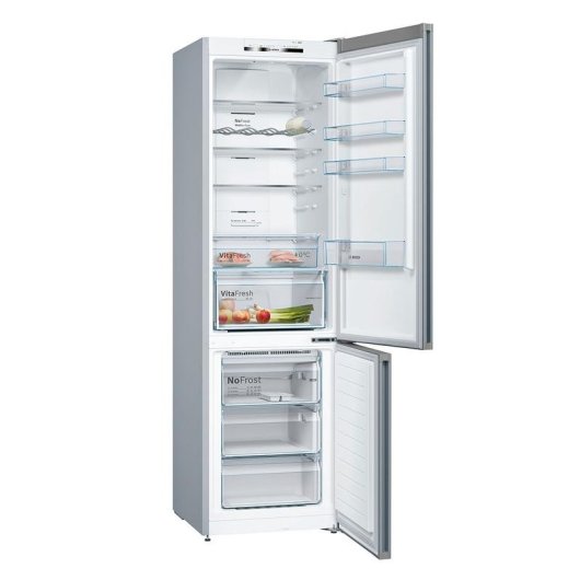 Frigorífico Combi Bosch Serie 4 KGN392LDC Total No Frost 203cm 368L D Acero inoxidable