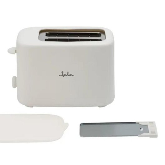 Tostadeira Jata JETT1048 2 fatias 750W branco controlo eletrónico