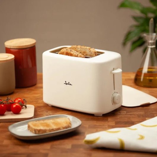 Tostadeira Jata JETT1048 2 fatias 750W branco controlo eletrónico