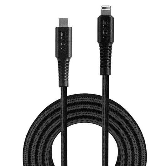 Cable Lindy Lightning a USB C 3 m Negro