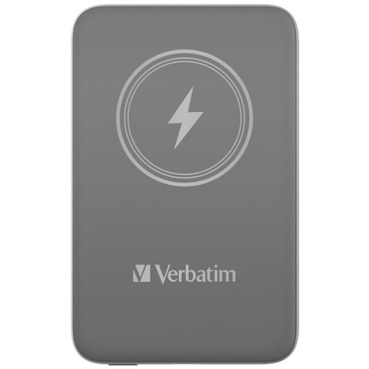 Batería Externa Verbatim Charge 'n' Go 10000 mAh Quick Charge 3.0 Cargador Inalámbrico Gris