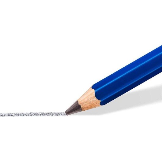 Lápices de Grafito Acuarelables Staedtler Mars Lumograph Caja Metálica 5 Unidades