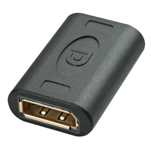 Cambiador de Género para Cables Lindy DisplayPort a DisplayPort Negro