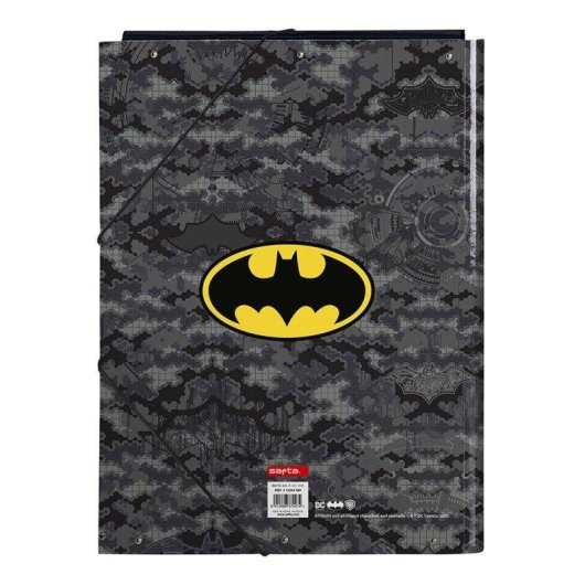 Carpeta A4 Safta Batman Nigth 3 Solapas Cierre Gomas