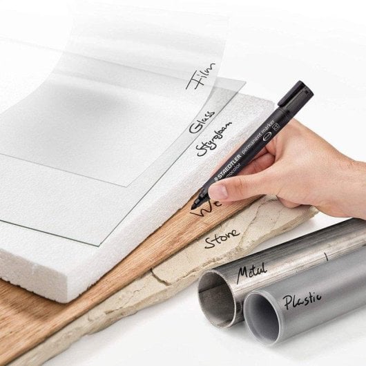 Marcador permanente Staedtler Lumocolor 2 mm pack 4x