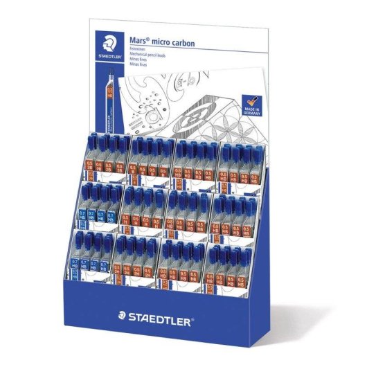 Minas para Portaminas Staedtler Mars Micro Carbon 250 HB 0.7 mm