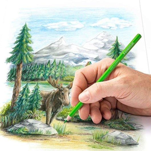 Lápis de Cores Staedtler Design Journey Caixa Metal 12 Unidades