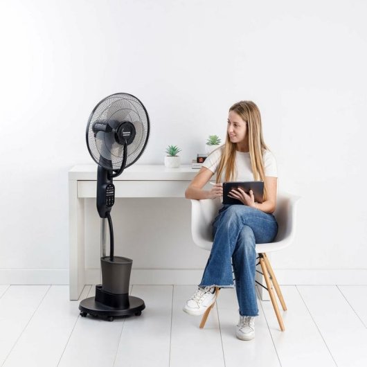 Standventilator Taurus Airbrume 2500 75W 3 Geschwindigkeiten Nebler Timer Fernbedienung