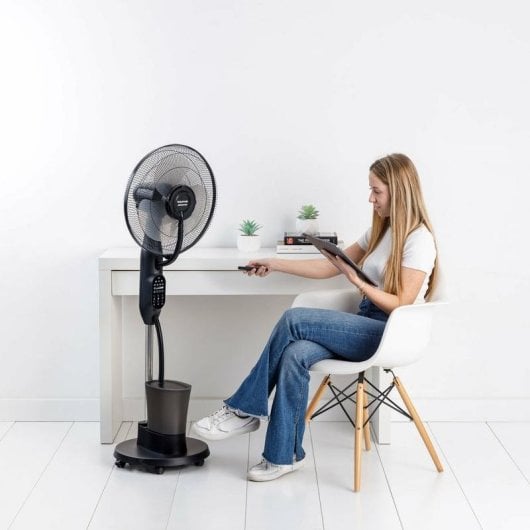 Standventilator Taurus Airbrume 2500 75W 3 Geschwindigkeiten Nebler Timer Fernbedienung