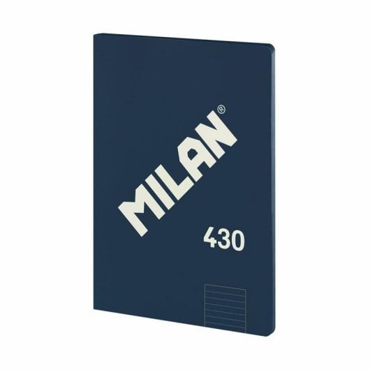 Libreta A4 Milan 430 Encolada Papel Pautado 48 Hojas 95gr Azul