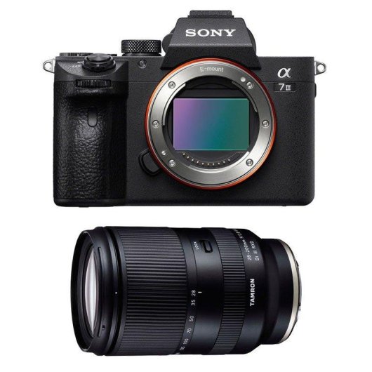 Cámara Mirrorless Sony Alpha 7 III 24MP 4K UHD 24.2MP 28-200mm Sensor Full-Frame WiFi Bluetooth