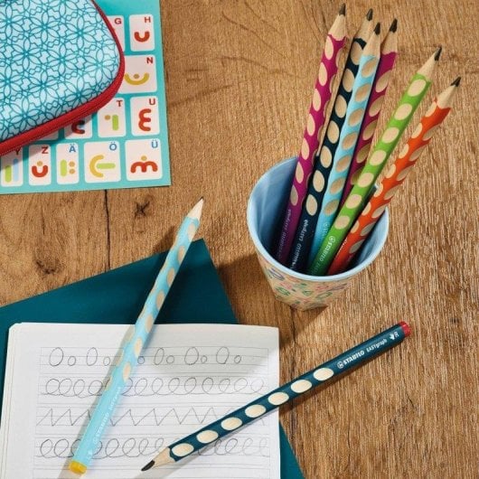 Lápiz Grafito Triangular Ergonómico STABILO Easygraph HB Diestros