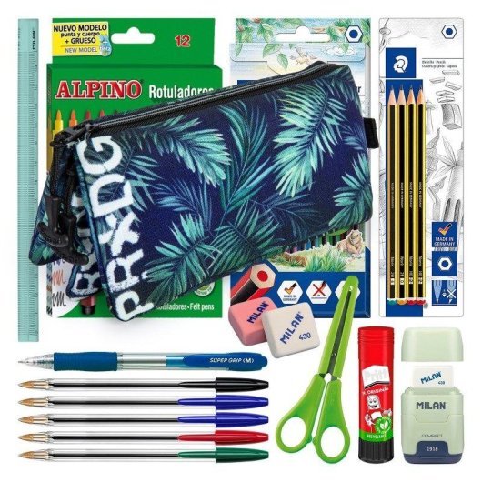 Estuche Triple Karactermania PRODG Portatodo Escolar 40 Utensilios