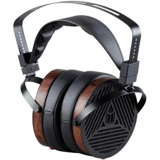 Casque Monoprice M1060 filaire ouvert noir et marron pour musique