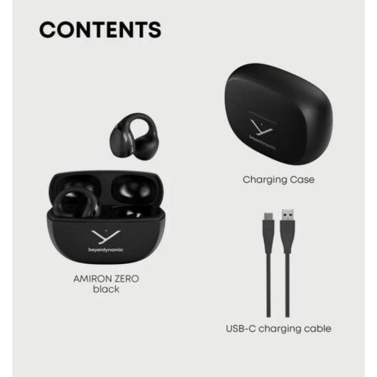 Auriculares Beyerdynamic AMIRON ZERO sans fil Bluetooth sport avec charge rapide IP54 noirs