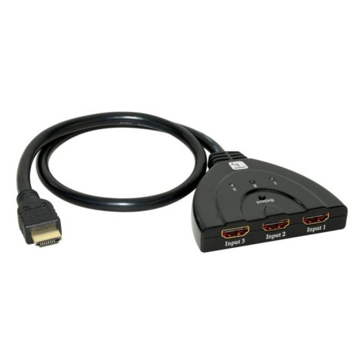 Videocommutator Techly IDATA HDMI-3F8K HDMI 2.1 8K USB-C