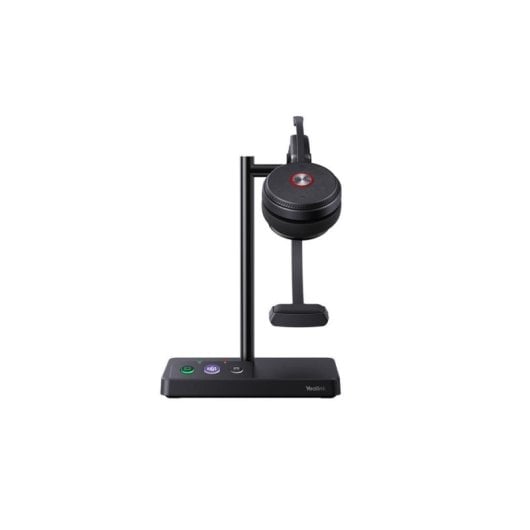 Auriculares Yealink WH62 Mono inalámbricos DECT para oficina con cancelación de ruido negros