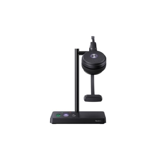 Auriculares Yealink WH62 Mono inalámbricos DECT para oficina con cancelación de ruido negros