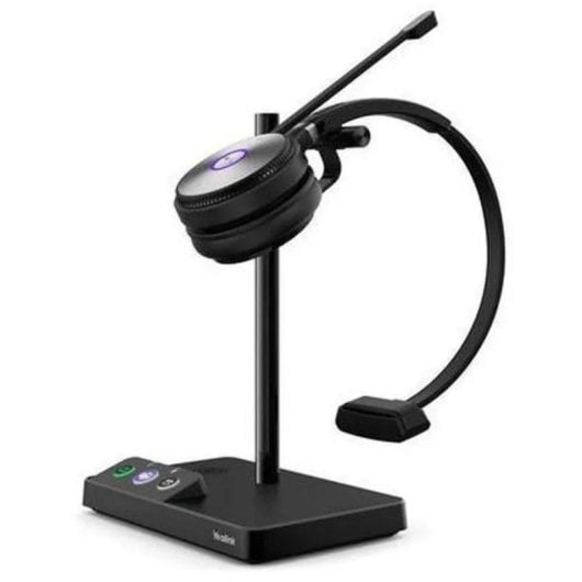 Auriculares Yealink WH62 Mono inalámbricos DECT para oficina con cancelación de ruido negros