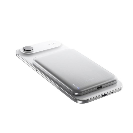 Batteria Esterna Rant BMX SolidSafe Air 5000 mAh Semi-solid-state Qi2 15W Argento