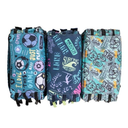 Estuche Escolar Triple Grafoplás ColePack EcoDesign con 36 Utensilios Incluidos