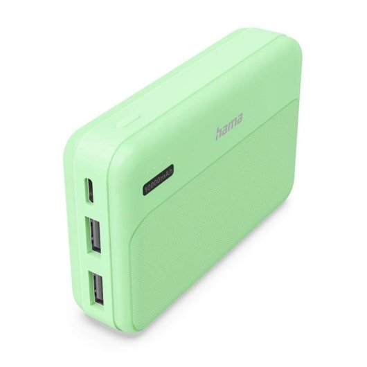 Batería Externa Hama Pocket 10 10000 mAh Polímero de Litio Verde
