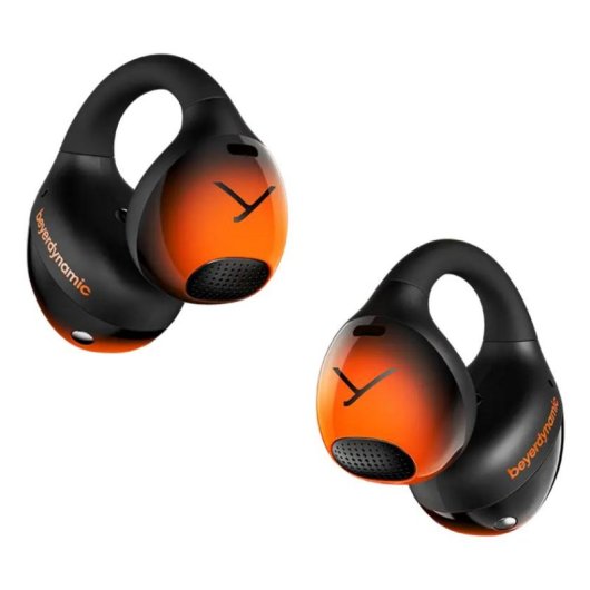 Casque Beyerdynamic AMIRON ZERO sans fil Bluetooth pour sport, design ouvert noir orange