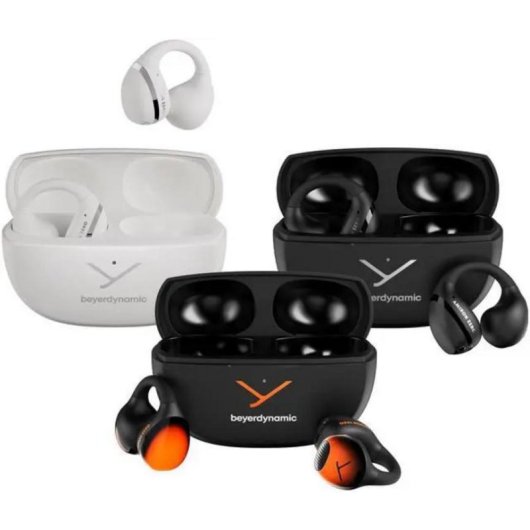 Casque Beyerdynamic AMIRON ZERO sans fil Bluetooth pour sport, design ouvert noir orange