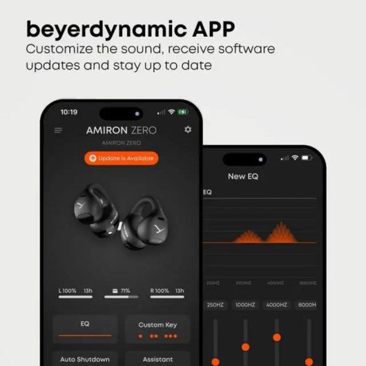 Casque Beyerdynamic AMIRON ZERO sans fil Bluetooth pour sport, design ouvert noir orange