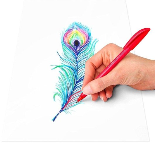 Bolígrafo Triangular Ergonómico Staedtler 4320 Multicolor Estuche 10 Unidades