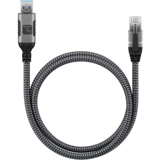 Netzwerkkabel Techly ICOC U3A-RJ45-050 5 m Cat6 USB-A nach RJ-45