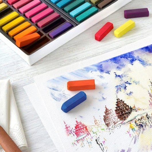 Estuche Tizas Pastel Blandas Faber-Castell 12 Unidades Surtidas