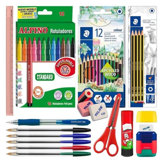 Pack Escolar EcoPack Mix 40 ColePack Material Escolar Primeras Marcas
