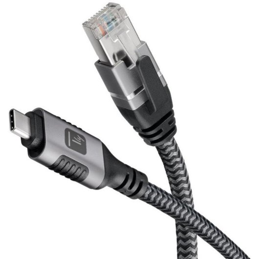 Netzwerkkabel Techly ICOC U3C-RJ45-020 2 m Cat6 USB-A nach RJ-45