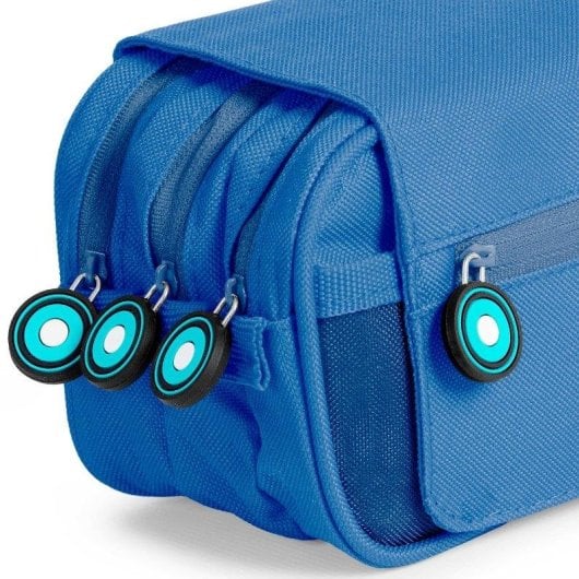 Estuche Portatodo Triple Grafoplás Bits and Bobs Azul
