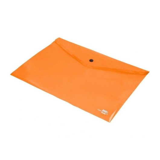 Carpeta Dossier Liderpapel Broche Polipropileno DIN A4 50 Hojas Naranja Fluor