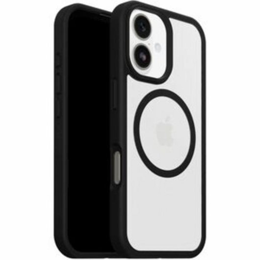Funda para móvil OtterBox React MagSafe Cover plástico preto transparente para iPhone 17