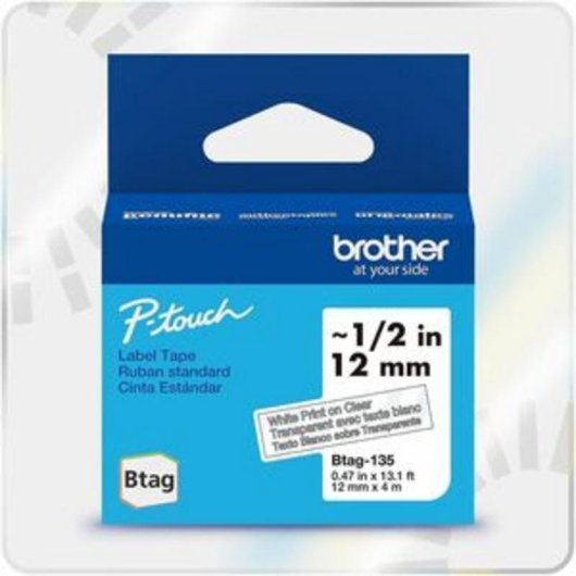 Nastro per stampanti etichette Brother BTAG-135 12 mm x 4 m