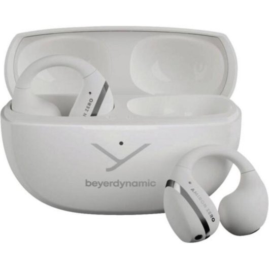 Auriculares Beyerdynamic AMIRON ZERO inalámbricos Bluetooth para deportes con diseño abierto y carga rápida blancos