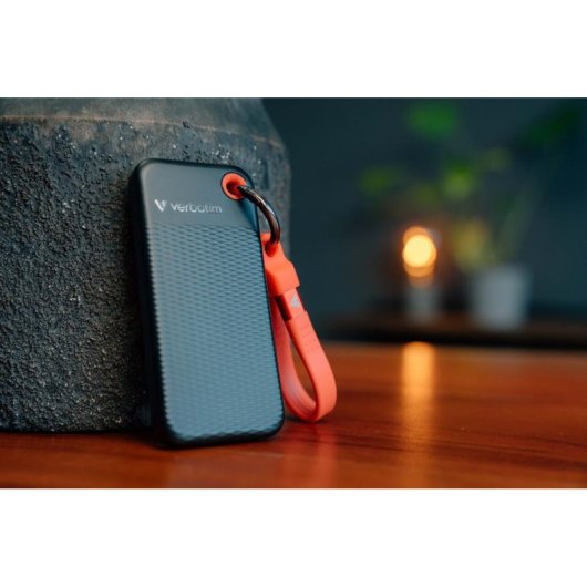 Festplatte Verbatim Pocket SSD 256GB USB Typ C 10000MB/s Feuerfest