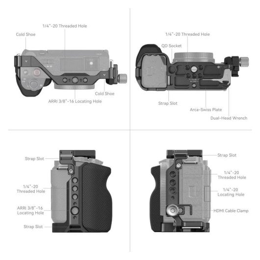Kit De Jaula Smallrig 4257 Para Sony Zv-e1