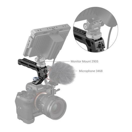 Empunhadura Superior SmallRig 3764 Anticongelante para Câmeras
