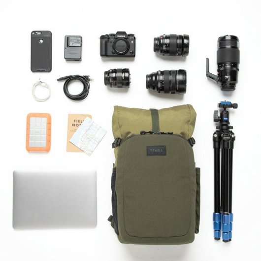 Mochila Tenba Fulton V2 De 14 Litros, Color Oliva