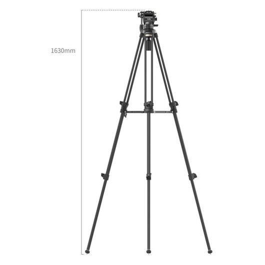 Kit De Trípode De Vídeo Ligero Smallrig 4685 Ad-50 De Fibra De Carbono