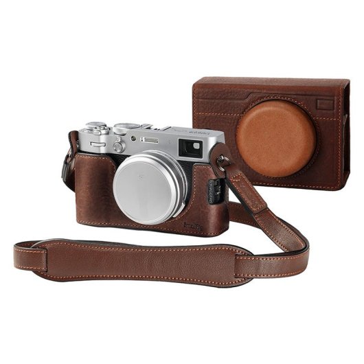 Estojo de Couro SmallRig 4558 para Fujifilm X100VI com Tampa e Alça