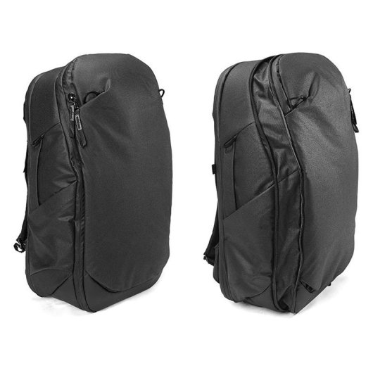 Mochila Peak Design Travel 30L V2 Preta Abertura Total Nylon Reciclado