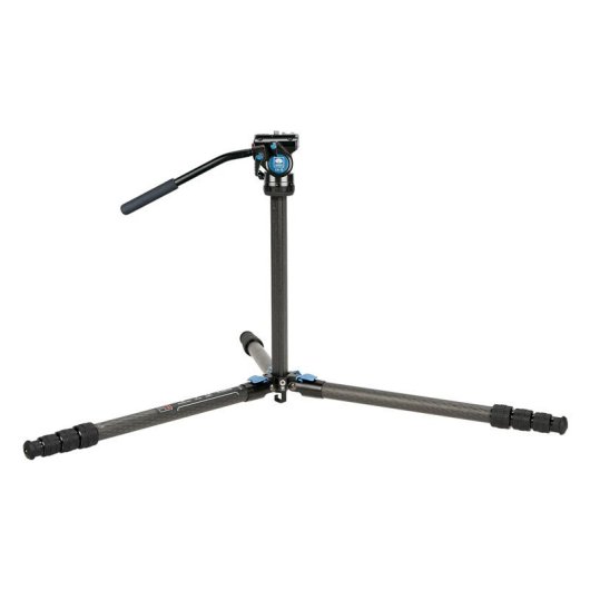 Tripé Sirui Superb Traveller 124 Fibra de Carbono com Cabeça Fluida VA-5