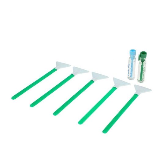 Kit de nettoyage VisibleDust EZ DUALPOWER-X 5 Vswabs APS-C 1,6x 2 solutions