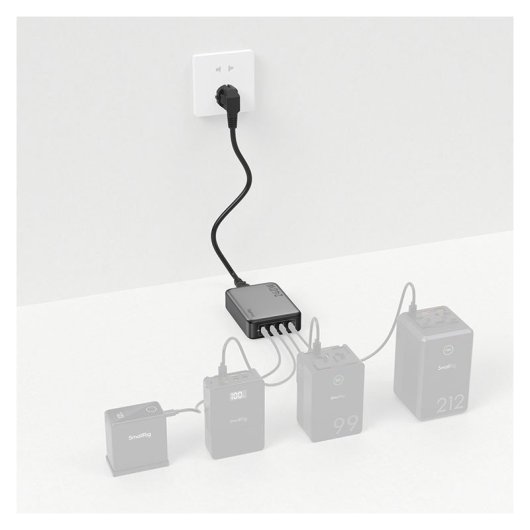 Chargeur SmallRig 4752 4 Ports USB-C 240W PD Compact